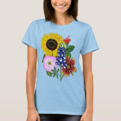Texas-Wildblumen T-Shirt (Vorderseite)
