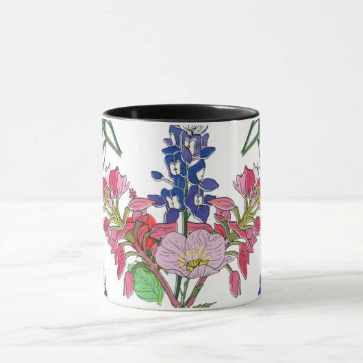Texas Wildblumen Tasse (Zentrum)