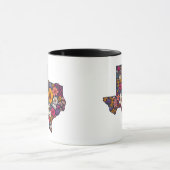 Texas-Wildblumen Tasse (Zentrum)