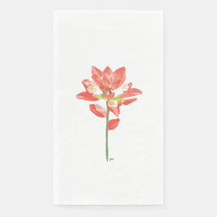 Texas Wilde Blume - Indischer Pinsel, Orange Serviette