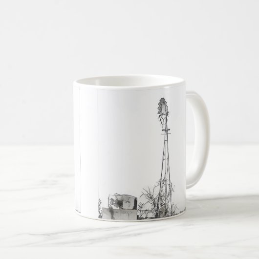 Texas Windmill Kaffeetasse (VorderseiteRechts)