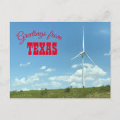 Texas Windmill Postcsrd Postkarte (Vorderseite)