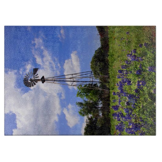 Texas-Windmühlen-Schneidebrett Schneidebrett (Vorderseite)