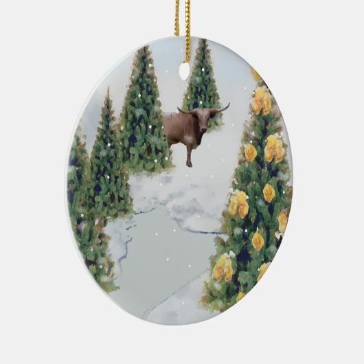 Texas Winter Ornament (Rechts)