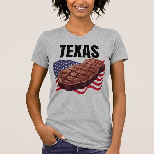 Texas Women's Bella+Leinwand Long Sleeve T-Shirt (Vorderseite)