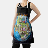 Texas World Map Schürze (InSitu)