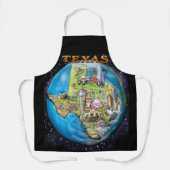 Texas World Map Schürze (Vorderseite)