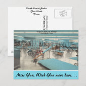 Texas, Worth Health Studio, Fort Worth Postkarte (Vorne/Hinten)