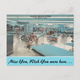 Texas, Worth Health Studio, Fort Worth Postkarte