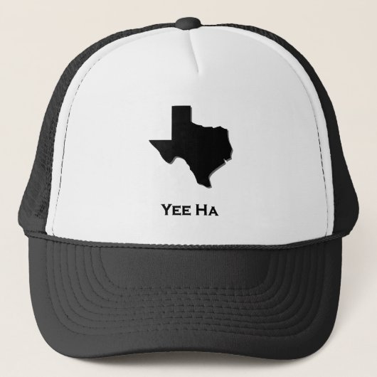 Texas Yee Ha Truckerkappe (Vorderseite)