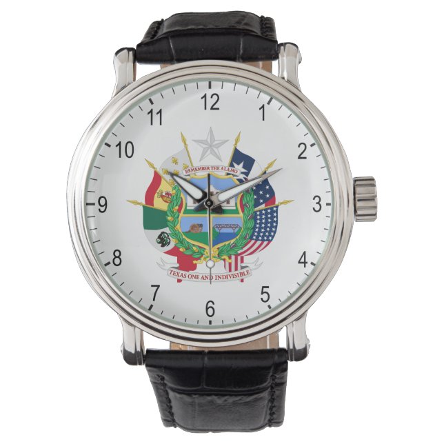 Texas-Zeichen Armbanduhr (Vorderseite)