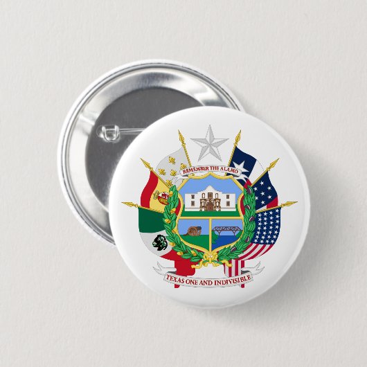 Texas-Zeichen Button (Vorne & Hinten)