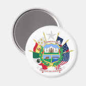 Texas-Zeichen Magnet (Vorderseite/Rückseite)