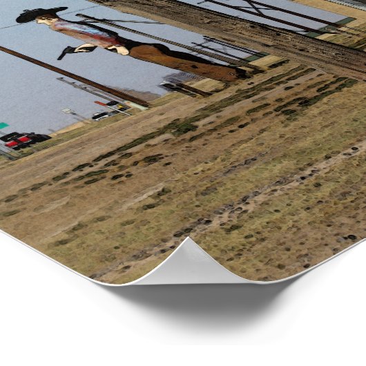 Texas-Zeichen Poster (Ecke)