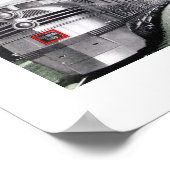 Texas Zephyr Bahn Vintag Poster (Ecke)