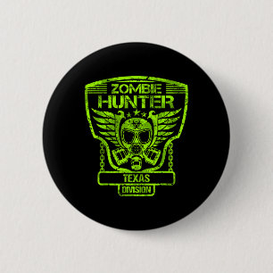 Texas Zombie Hunter Button