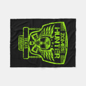 Texas Zombie Hunter Fleecedecke (Vorderseite (Horizontal))