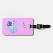 Texas Zuhause - Benutzerdefinierter Text und Farbe Gepäckanhänger (Vorderseite horizontal)