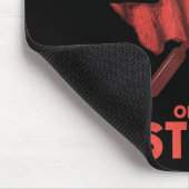 Texas - Zuhause des Steak Barbecue Grill Funn Mousepad (Ecke)