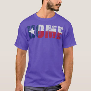 Texas Zuhause Flag Texan Vintag Fade T-Shirt
