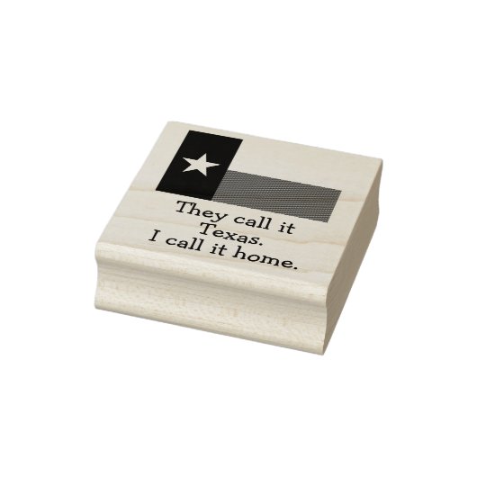 Texas Zuhause Gummistempel (Stempel)