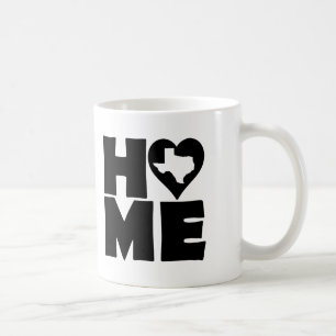 Texas Zuhause Heart Staat Tasse oder Travel Mug