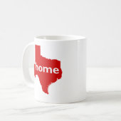 Texas-Zuhause Kaffeetasse (Vorderseite Links)
