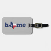 Texas Zuhause - Lone Star Staat Gepäckanhänger (Vorderseite horizontal)