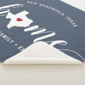 Texas Zuhause Staat Personalisiert Sherpadecke (3/4)