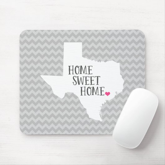 Texas Zuhause Staat Zickzack Mouse Pad Mousepad (Mit Mouse)