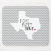 Texas Zuhause Staat Zickzack Mouse Pad Mousepad (Vorne)