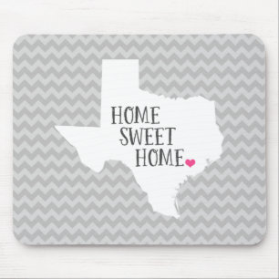 Texas Zuhause Staat Zickzack Mouse Pad Mousepad