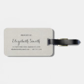 Texas - Zuhause Sweet Zuhause Burlap-Look Gepäckanhänger (Rückseite horizontal)