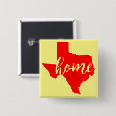 Texas Zuhause #USAPatriotGraphics ©WhiteTigerLLC.c Button (Vorne & Hinten)