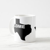 Texas Zuhause weg von Zuhause Coffee Tasse Trage M (Vorderseite Links)