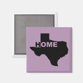 Texas Zuhause weg von Zuhause-Kühlschrankmagneten Magnet (Vorderseite/Rückseite)