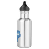 Texas Zuhause Wood Grain Edelstahlflasche (Rechts)