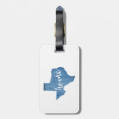 Texas Zuhause Wood Grain Gepäckanhänger (Rückseite vertikal)