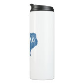 Texas Zuhause Wood Grain Thermosbecher (Nach rechts gedreht)