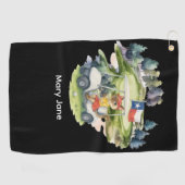 Texas zum Thema Golfer Golfhandtuch (Horizontal)