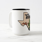 Texas Zweifarbige Tasse (Vorderseite Links)