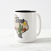 Texas Zweifarbige Tasse (VorderseiteRechts)