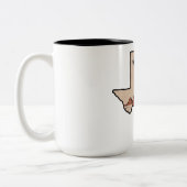 Texas Zweifarbige Tasse (Links)