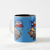 TEXAS ZWEIFARBIGE TASSE (Vorderseite Links)