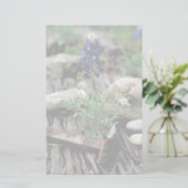 TexasBluebonnet Briefpapier (Stehend Vorderseite)