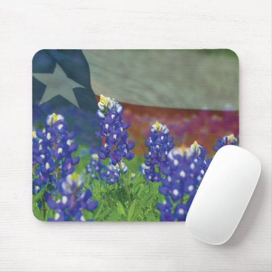 Texasbluebonnet-Mausunterlage Mousepad (Mit Mouse)