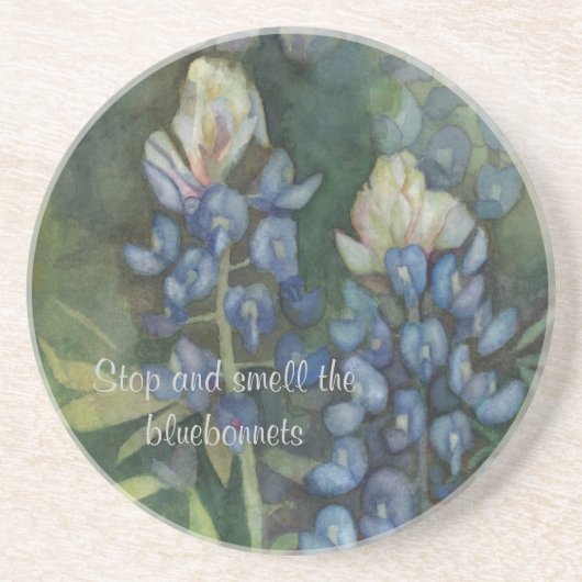 Texasbluebonnet-Untersetzer Sandstein Untersetzer (Vorne)