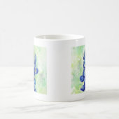 Texasbluebonnet-Wildblume-Zeichnen Kaffeetasse (Mittel)