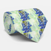 Texasbluebonnet-Wildblume-Zeichnen Krawatte (Gerollt)
