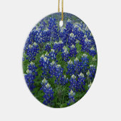 Texasbluebonnets-Feld-Foto Keramikornament (Rechts)
